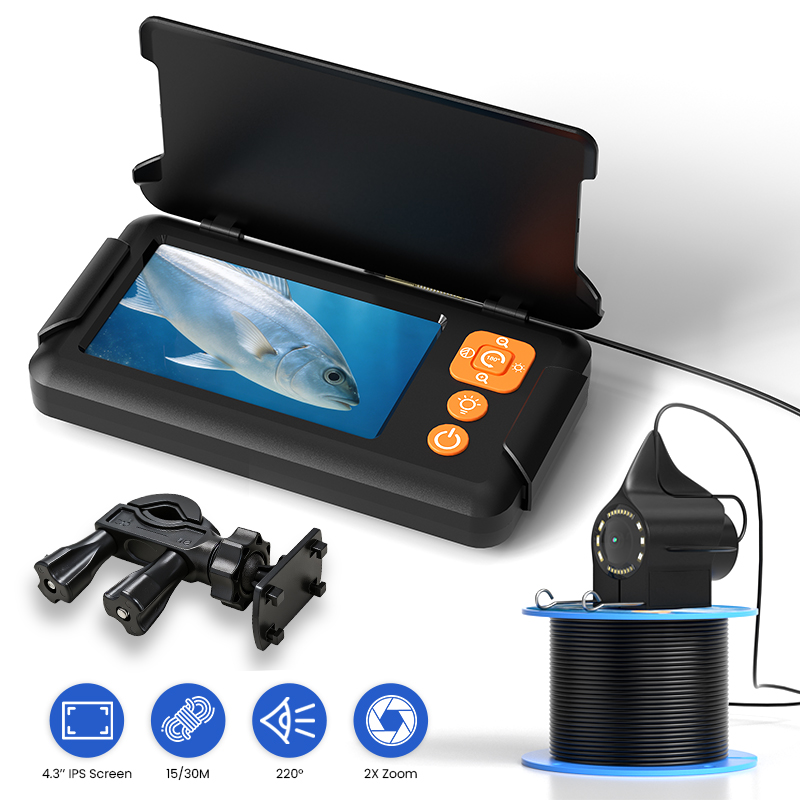 Fish Finder Cable - Fishing Camera 4.3’’ Screen 15M/30M Cable
