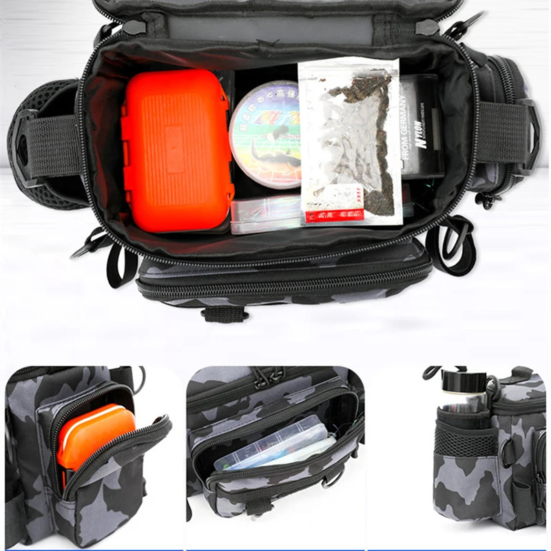 Black Fishing Tackle Shoulder  - Fish Finder Case review and price