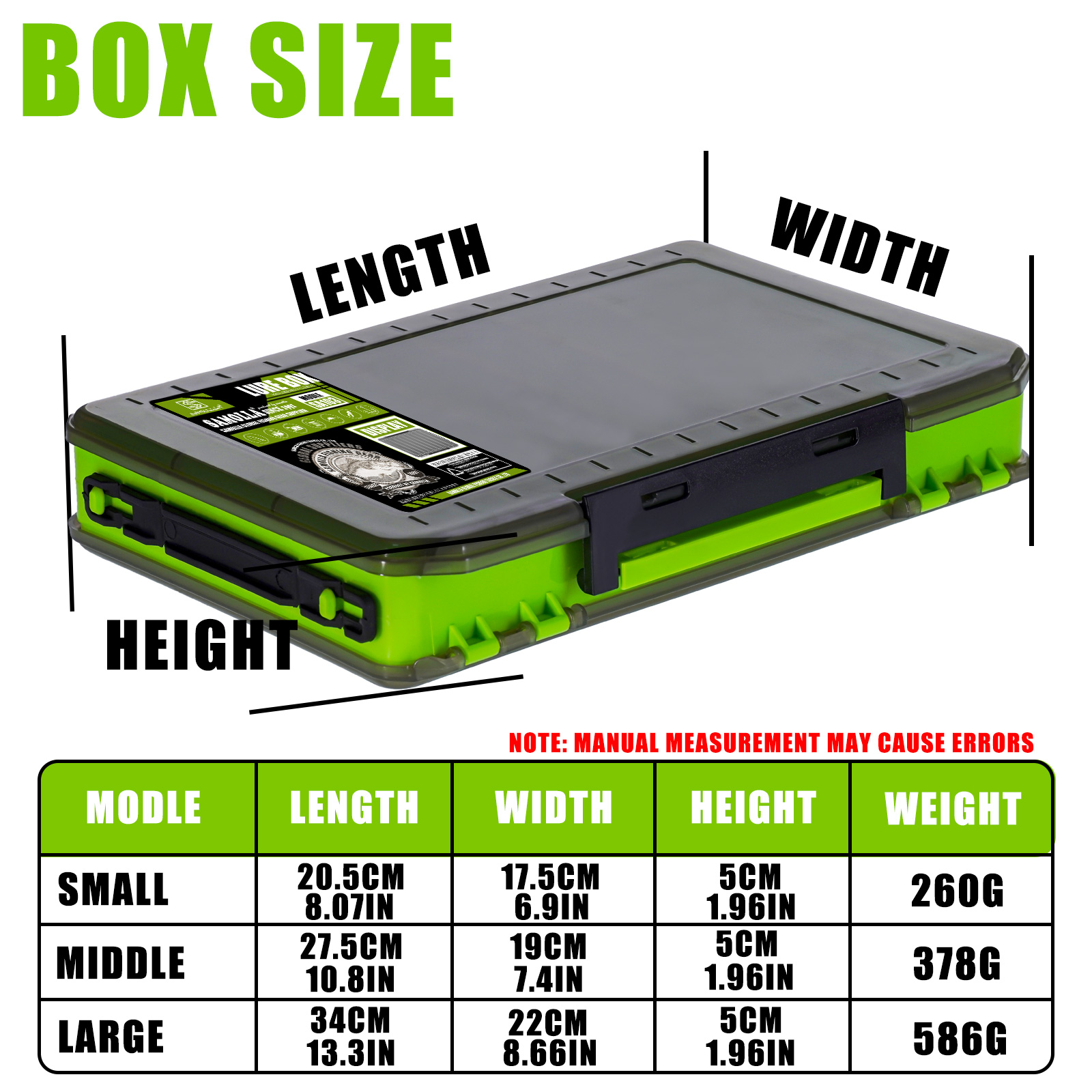 Double Sided Lure Baits Box Fi - Fish Finder Case review and price