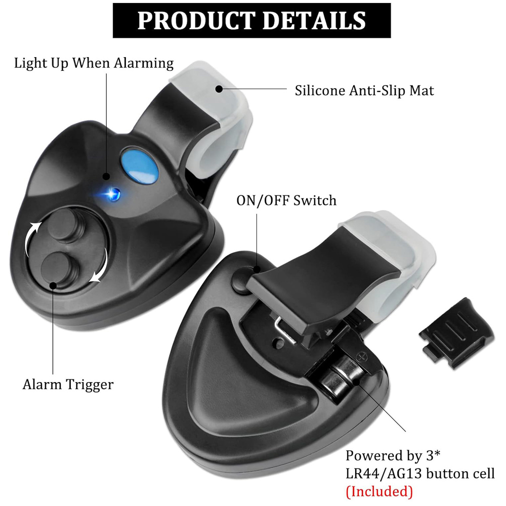 Carp Fishing Clip Set Rod Elec - Fish Alarm review and price